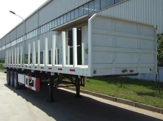 3 Axles 4 Axles Cargo Flatbed Trailer Truck for Heavy Load