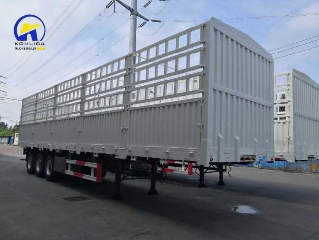 New 3axle 40FT Container Side Wall Semi Trailer Manufacturer Fence Semi Trailer for Sale