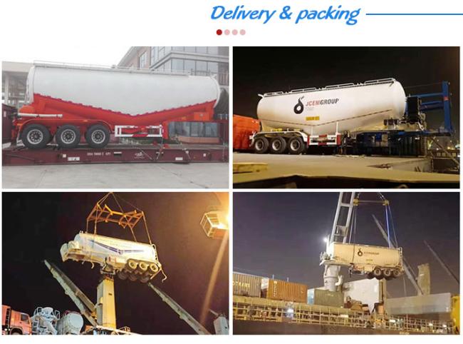 Sinotruk Cement Bulk Truck Trailer Bulk Powder Tank Trailer