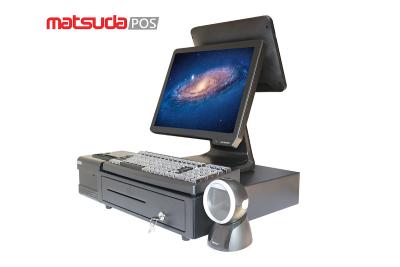China Customizable ST9800 Double Display All In One POS Terminal for sale