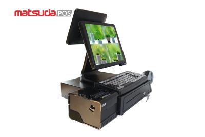 China 64G 128G SSD Double Screen All In One Pos Hardware for sale