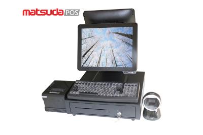 China ST9800 Hospitality Capacitive Dual Screen Cash Register for sale