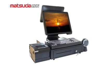 China OEM ODM 15 Inch Dual Touch Screen All In One Pos Terminal for sale