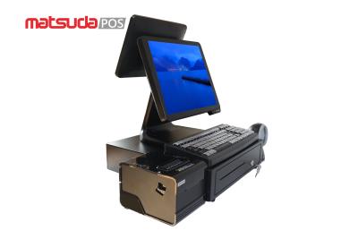 China J1900 I3 I5 CPU 15 Inch Dual Screen Grocery Pos System for sale