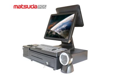 China ST9800 350cd/M2 Brightness Dual Screen Pos System for sale