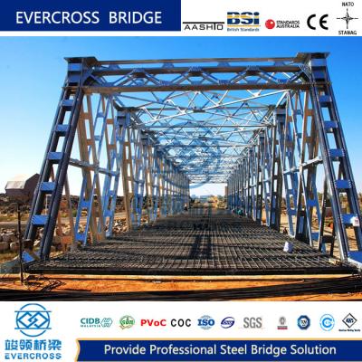 China COC Certificate Prefabricated Truss Bridge Composite Deck Truss Bridge for sale
