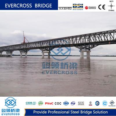 Китай Высокопрочные простые Bailey Truss Bridge Префабрикованные стальные мосты с стальной палубой продается
