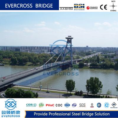 China Stability Steel Cable Suspension Bridges Highway Traffic Long Life  for sale