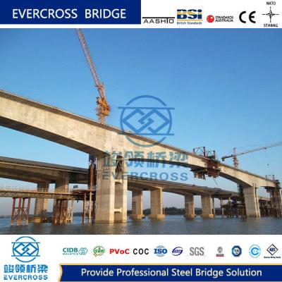 Chine Pont métallique Boîte en acier pont poutre Nouveauté Structure Modulaire pont en acier à vendre