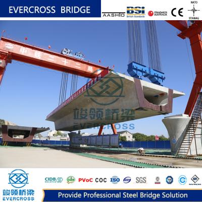 China OEM Puente de vigas de caja de acero prefabricado de acero y fácil mantenimiento en venta