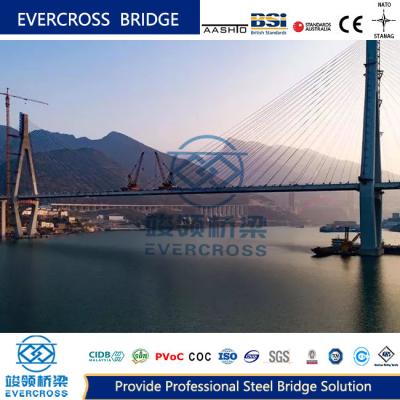 China Certificado PVOC Ponte de vigas compostas Ponte de convés de aço composto pré-fabricada à venda