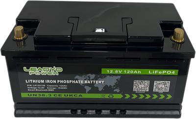 China Self Heating 12V 120Ah LiFePO4 Lithium Ion Batteries For Solar RV Caravan motorhome System for sale