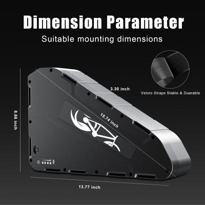 China 52V Ebike Battery 30Ah 14S 21700 Samsung 50G Lithium Triangle Ebike Battery 100-4000W Motor for sale