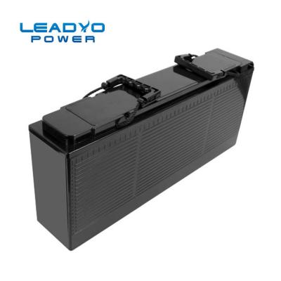 China LiFePO4 120Ah Slim Lithium Deep Cycle Battery 12V For Caravan for sale