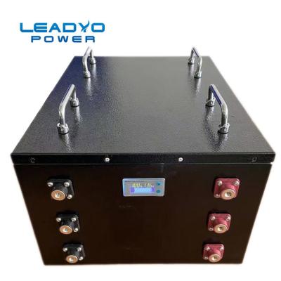 中国 金属の箱の48V 100Ahのリチウム イオン電池を金属をかぶせるLCDと再充電可能な箱にゴルフ カート 販売のため