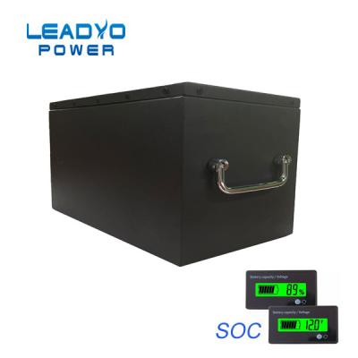 中国 3000 Bluetooth LCDのメートルが付いている周期48V Lifepo4電池150AHの深い周期 販売のため