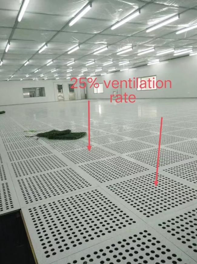 Hole Punched Access Floor System
