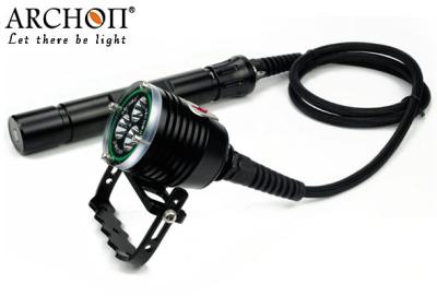 China 3000 LM Canister Led Diving Torch 100 Meters For Diving Adventure for sale