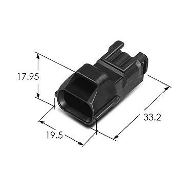 China KET Korea Electric Terminal Connectors MG641234-5,MG631233-7 Automotive Housing Wire to Wire Connector for sale