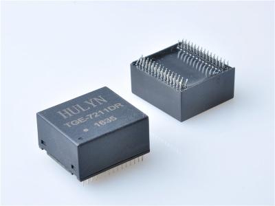 China 10/100/1000 Base-T Quad port SMD  LAN Magnetic Transformer,88PIN,Very low profile PCMCIA /PC Card, SMD package. for sale