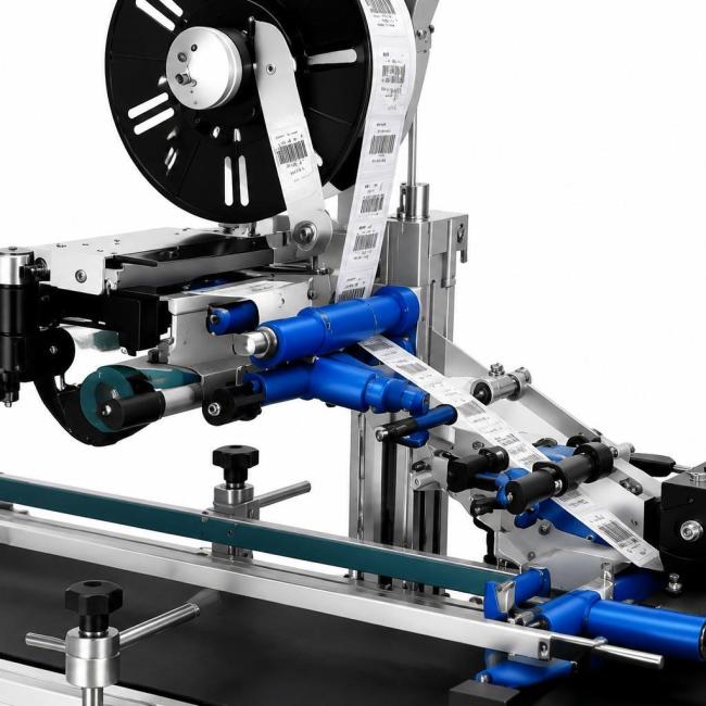 Technical view of TLM-600 labeling machine components