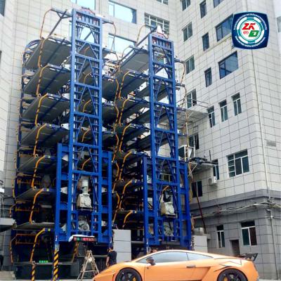 China Easy Operation Rotary Parking System Vertical Automatic For SEDAN for sale
