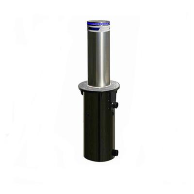 China Retractable Steel Security Bollards Hydraulic Rising Road Blockers for sale