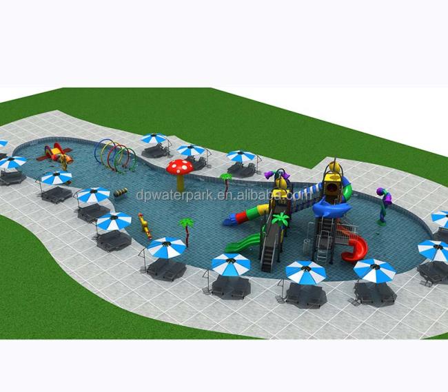 Water park aerial view