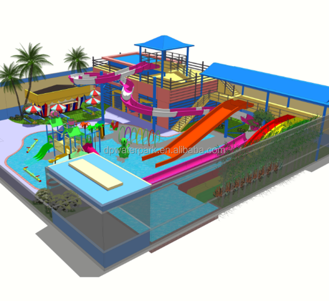 Children's water play area