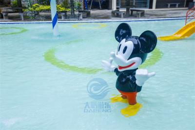 China Mickey Mouse Splash Pad Water Toy Fiberglass For Children Aqua Park for sale