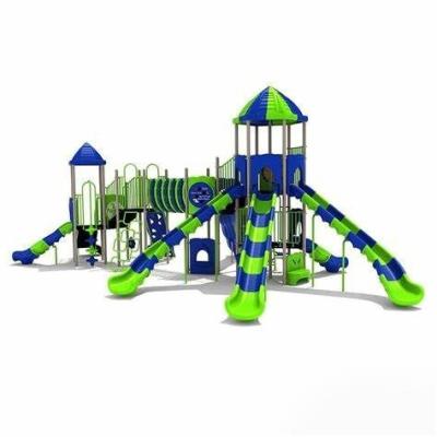 China OEM Outdoor Playground Equipment Plastic Playground Water Slide  Customized Color for sale