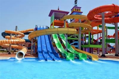 China 18.5Kw 3m Width Water Park Slide Amusement Theme Park Facilities Games for sale