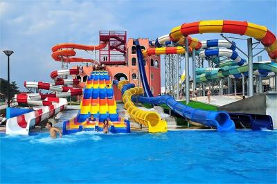 China ODM Aqua Park Design Swimming Pool Accessories Long Water Slide for Kids for sale
