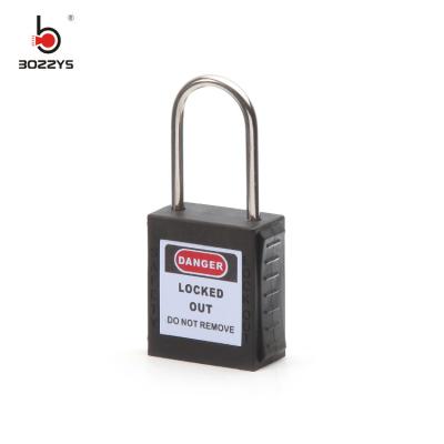 China BOSHI Insulation 38mm Steel Shackle Material Square Circle Padlocks for sale