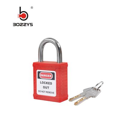 China BOSHI 25mm Shackle Length Small Safety Padlock With Shackle Insulation for sale