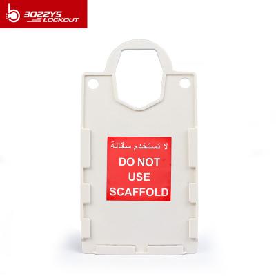 Chine Le lock-out en plastique de sécurité d'ingénierie d'ABS étiquette des étiquettes d'inspection de sécurité d'échafaudage à vendre