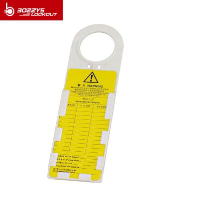 China Humanized Plastic Safety Lockout Tags Cold Resistant For Scaffolding for sale