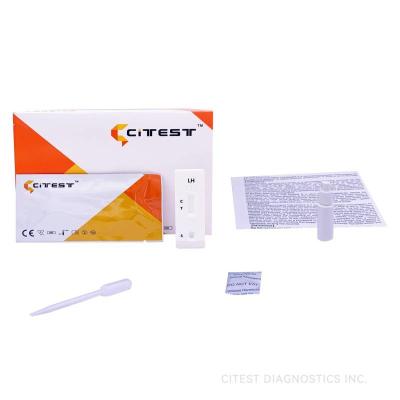 China CE0123 LH Ovulation Rapid Test Cassette Urine Specimen Women'S Health Test Kit for sale