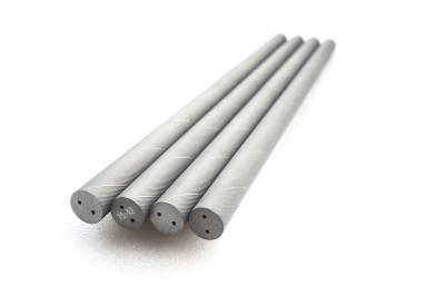 China HRA 93.5 Helical Coolant Hole Rod Unground Carbide Blank Rods​ for sale