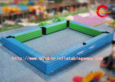 China PVC Amusement Park Inflatable Outdoor Games Billiard Field For Snookball Game 7 * 5m for sale