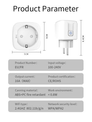 Китай 110-240V Smart Socket Plug with Timer Function and Energy Monitoring Available продается