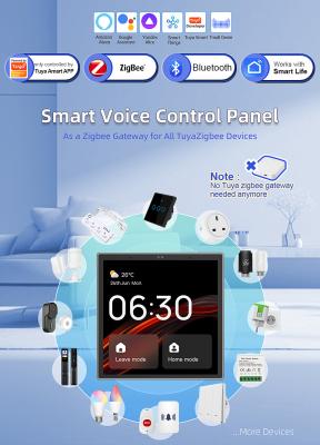 中国 110V-240V Black Smart Home Touch Screen Panel 2200W 150g ABS Material 販売のため
