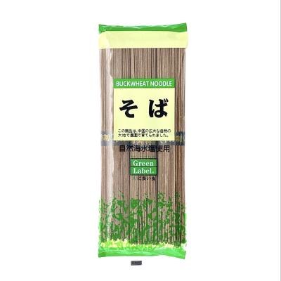 China Oem Udon Noodles Soba Low Fat Black Japanese Style Dry Weight Loss 300g Buckwheat Flavor for sale