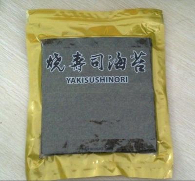 China Japanese Organic Roasted Seaweed Yaki Sushi Nori 100 Sheets for sale