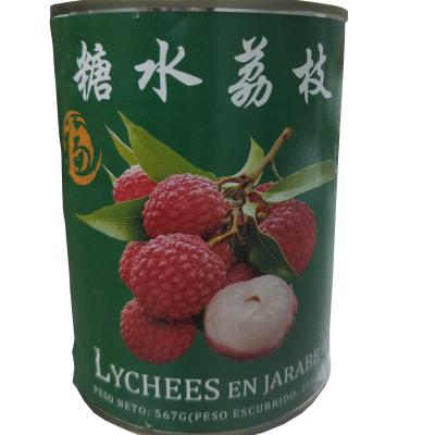 China Lychee Canned Fruits Vegetables Litchi Whole / Broken In Light Syrup for sale