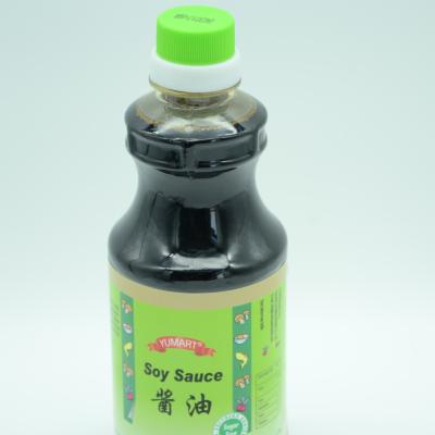 China Supermarket Japanese Style Soy Sauce 500ml Glass Bottle Natural Soybean Brewed for sale