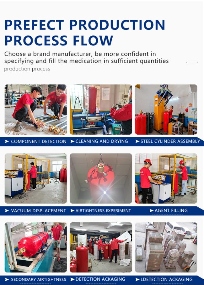 Multiple Models Ig541 Nitrogen Gas of Fire Extinguisher Fire Suppression System