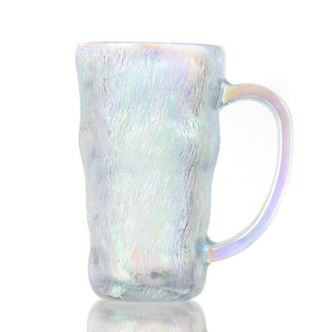 Factory Wholesale High Value Gradual Glacier Coffee Cup Color Water Glass Cup