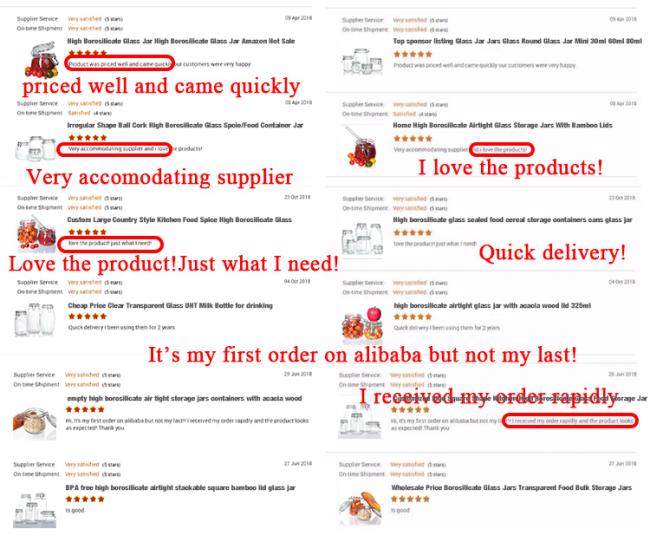 Wholesale Price 4oz 8oz 10oz Airtight Glass Glass Container Packing Jars Flip Lid Glass Jars