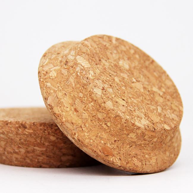 Manufactures Soft Wooden Tapered Cork Stopper Lids for Glass Bottle